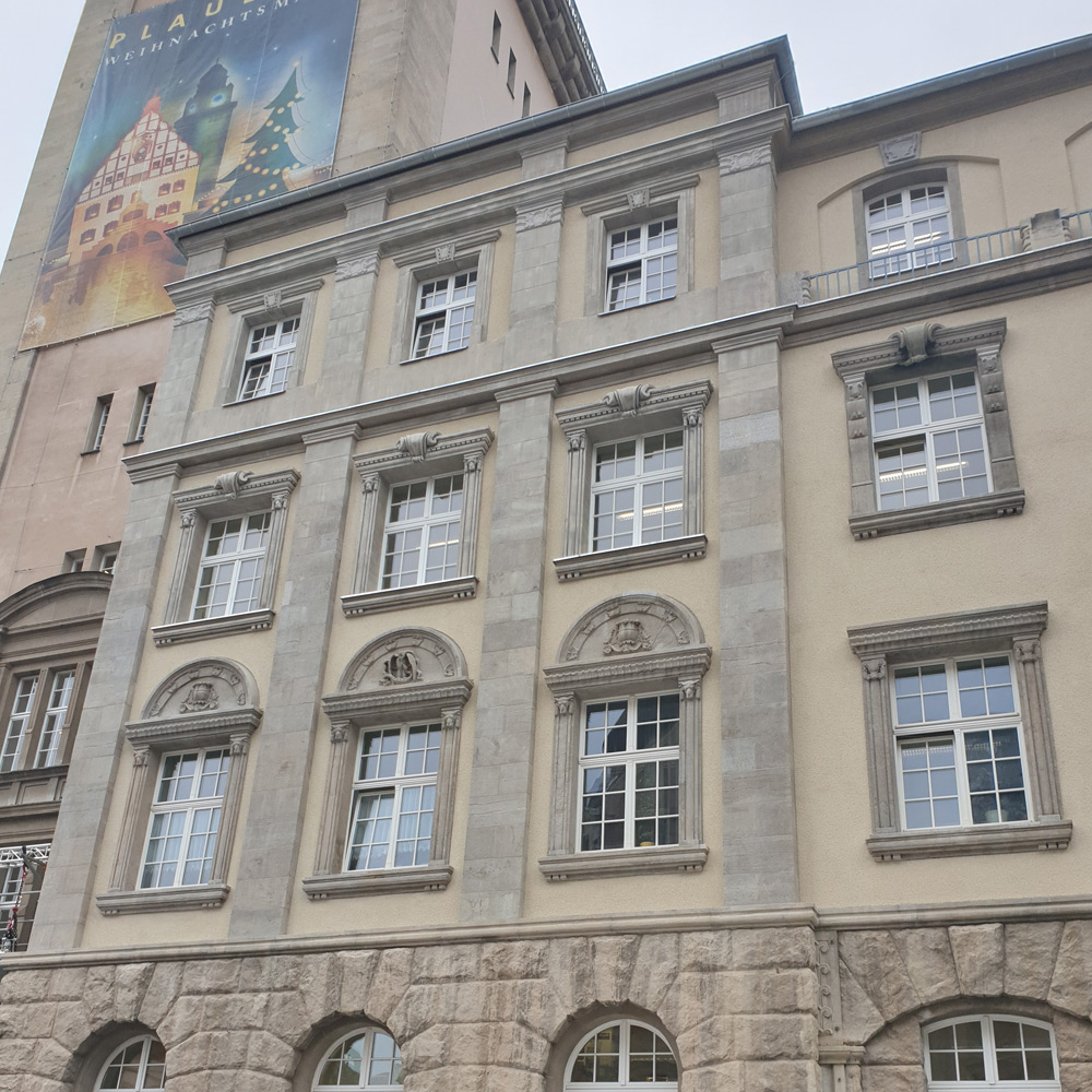 Putzarbeiten Rathaus Plauen